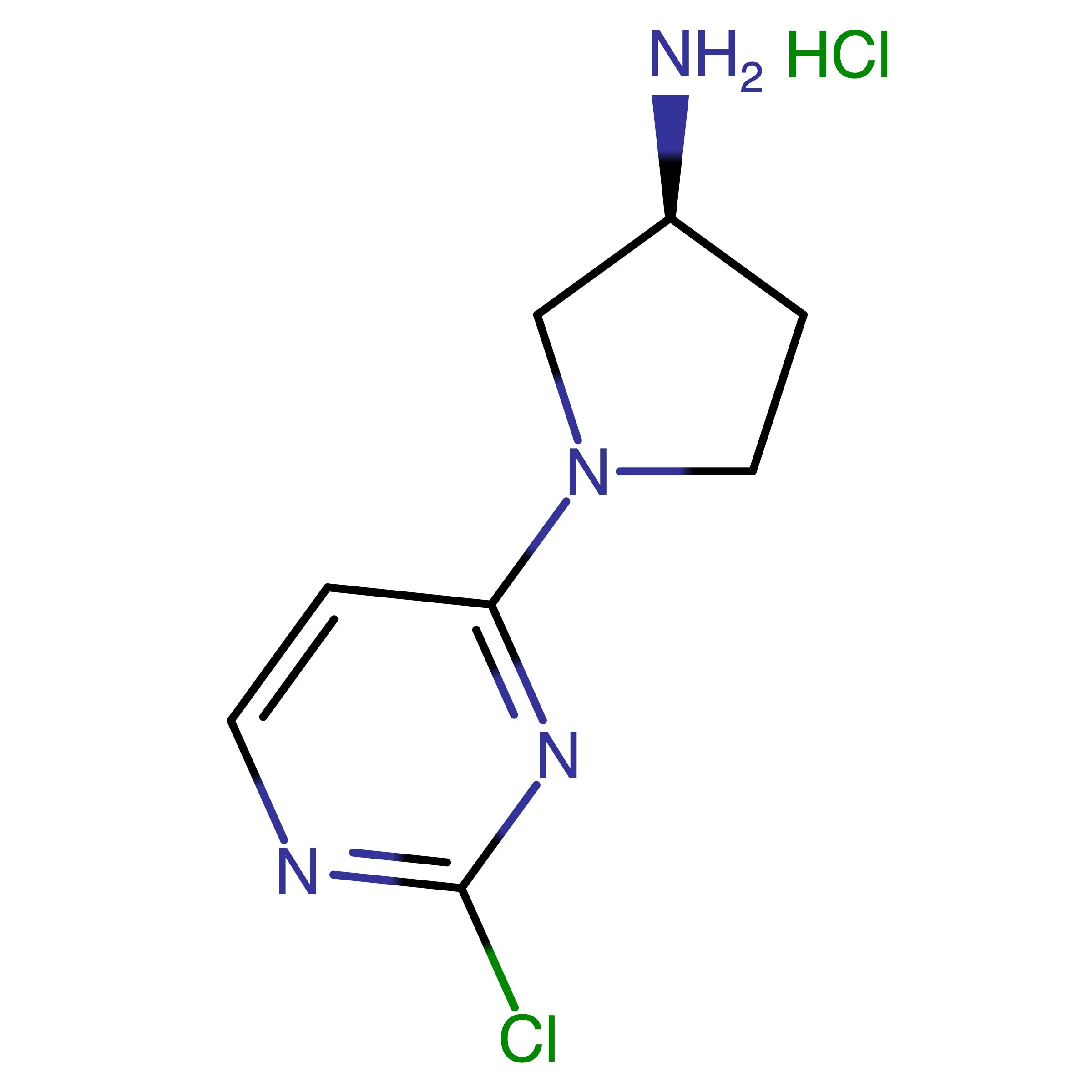 CAS RN 1421024-02-3 | (3S)-1-(2-Chloropyrimidin-4-yl)pyrrolidin-3-amine;hydrochloride