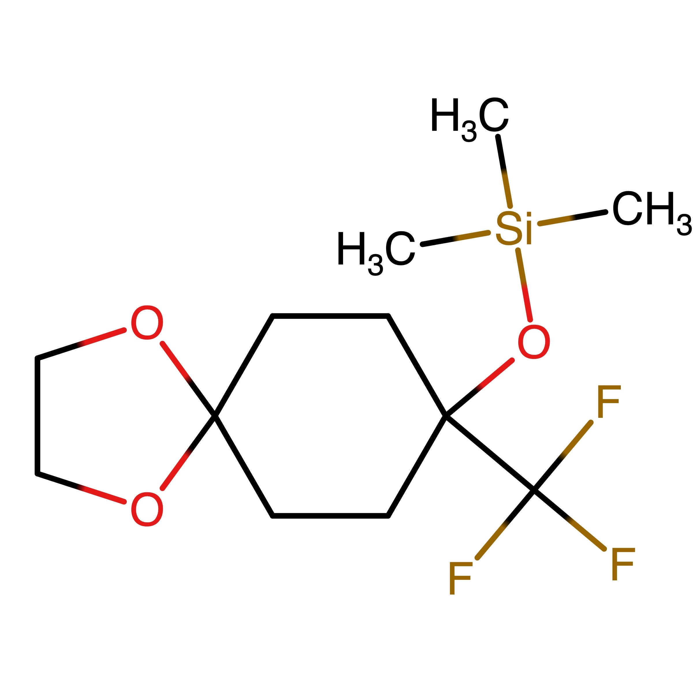 CAS RN 1421941-37-8 | Trimethyl((8-(trifluoromethyl)-1,4-dioxaspiro[4.5]decan-8-yl)oxy)silane
