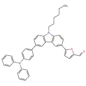 1422184-09-5 | 5-(6-(4-(Diphenylamino)phenyl)-9-hexyl-9H-carbazol-3-yl)furan-2-carbaldehyde - Hoffman Fine Chemicals