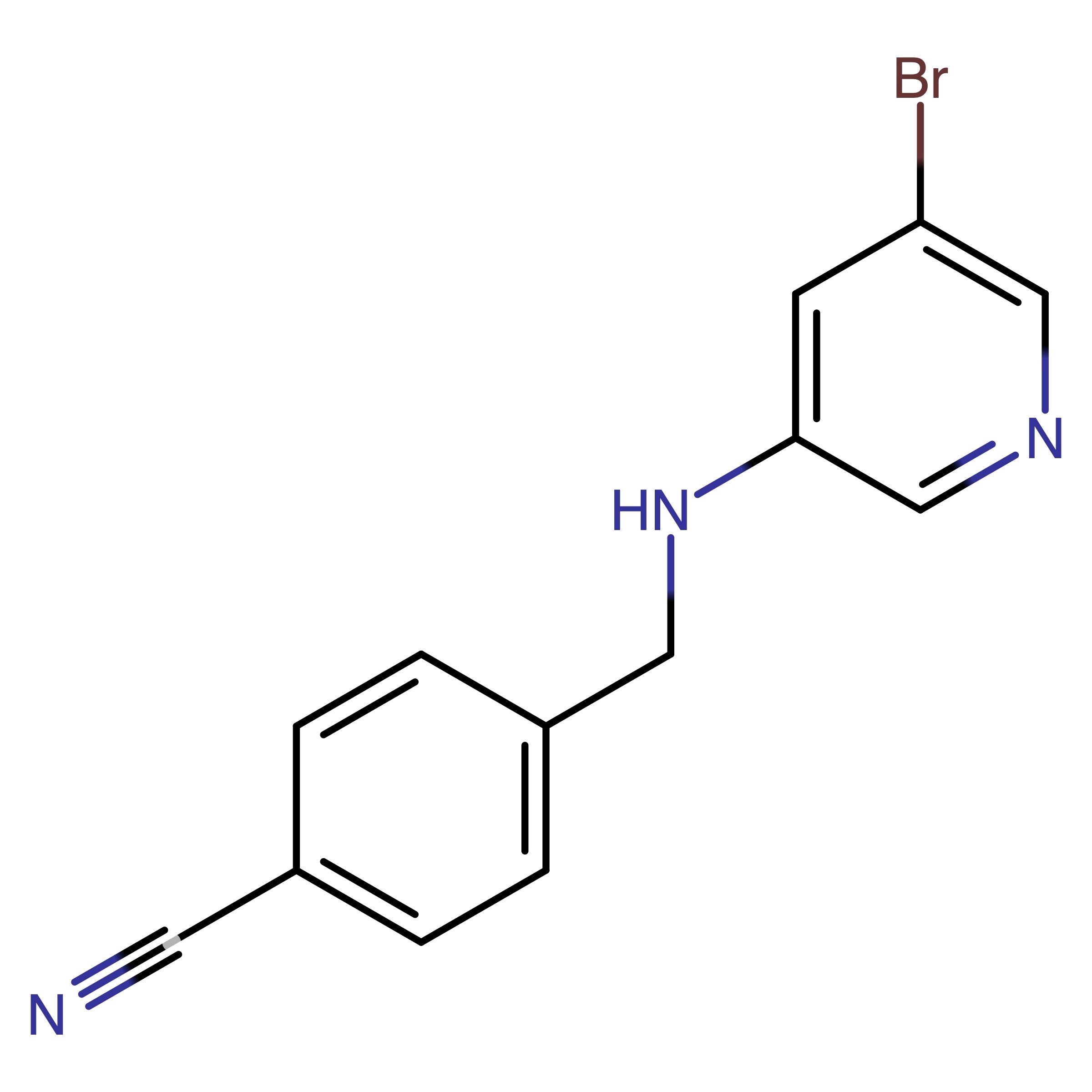 CAS RN 1427757-99-0 | 4-(((5-Bromopyridin-3-yl)amino)methyl)benzonitrile