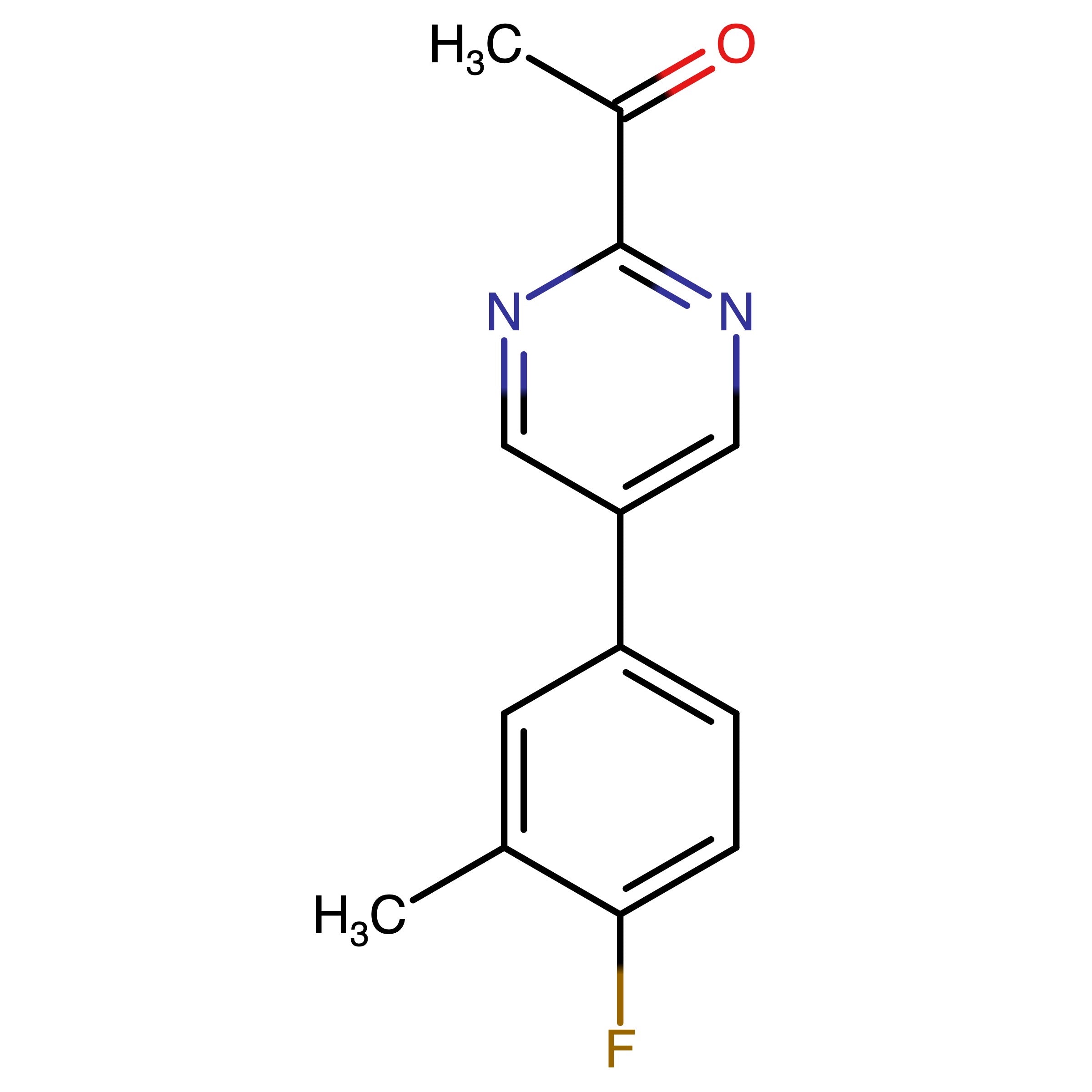CAS RN 1429182-07-9 | 1-(5-(4-Fluoro-3-methylphenyl)pyrimidin-2-yl)ethanone | MFCD28963270