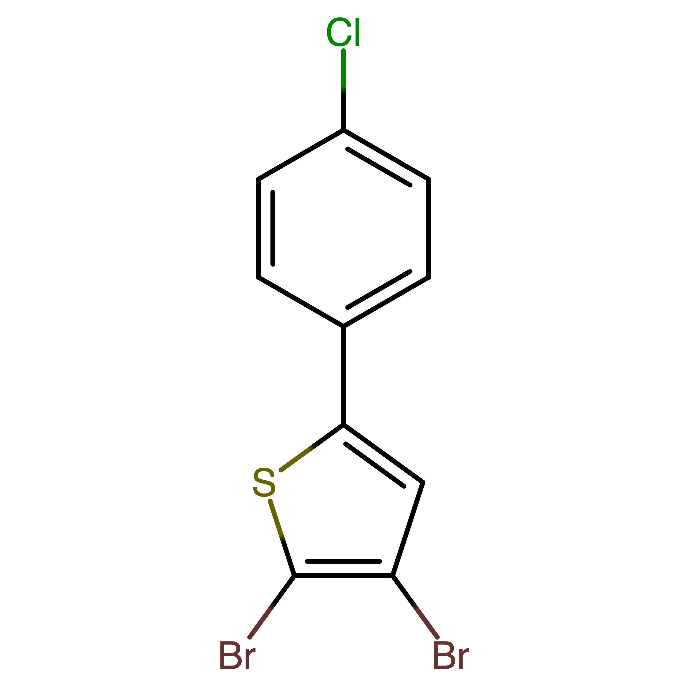 CAS RN 1429208-99-0 | 2,3-Dibromo-5-(4-chlorophenyl)thiophene | MFCD30829889