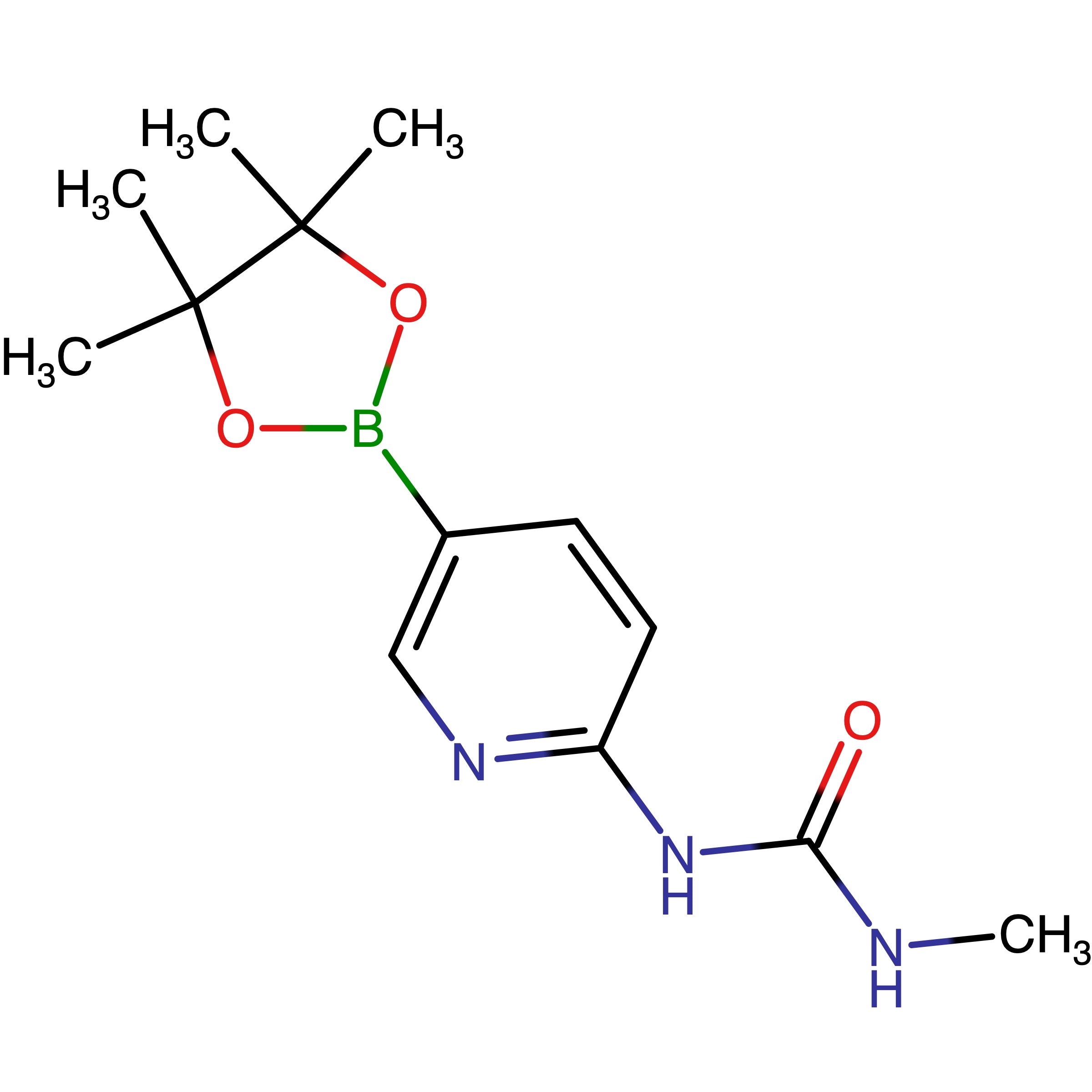 CAS RN 1430400-88-6 | 1-Methyl-3-(5-(4,4,5,5-tetramethyl-1,3,2-dioxaborolan-2-yl)pyridin-2-yl)urea | MFCD11848779