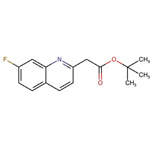 1433203-77-0 | tert-Butyl 2-(7-fluoroquinolin-2-yl)acetate - Hoffman Fine Chemicals