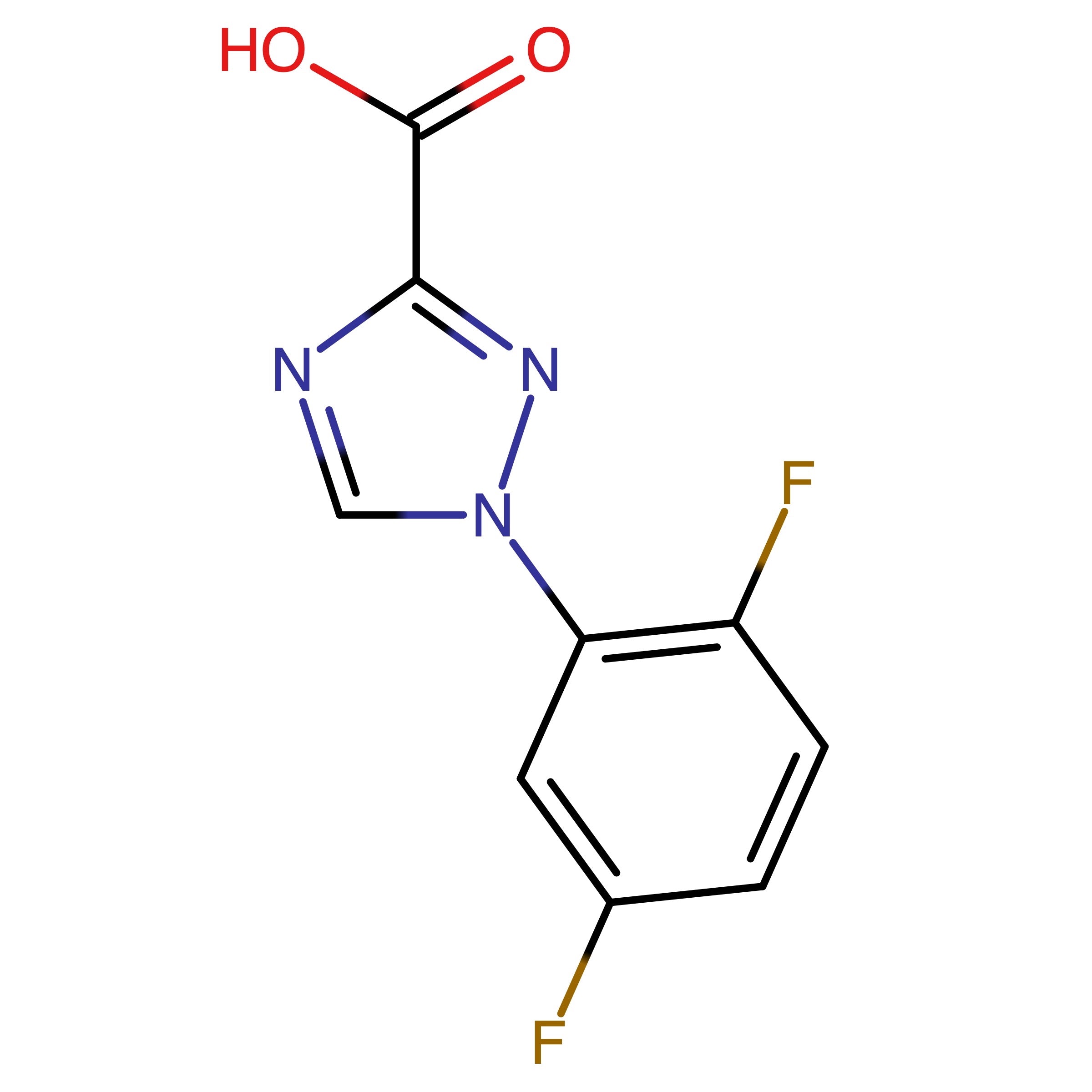 CAS RN 1443758-91-5 | 1-(2,5-Difluoro-phenyl)-1H-[1,2,4]-triazole-3-carboxylic acid