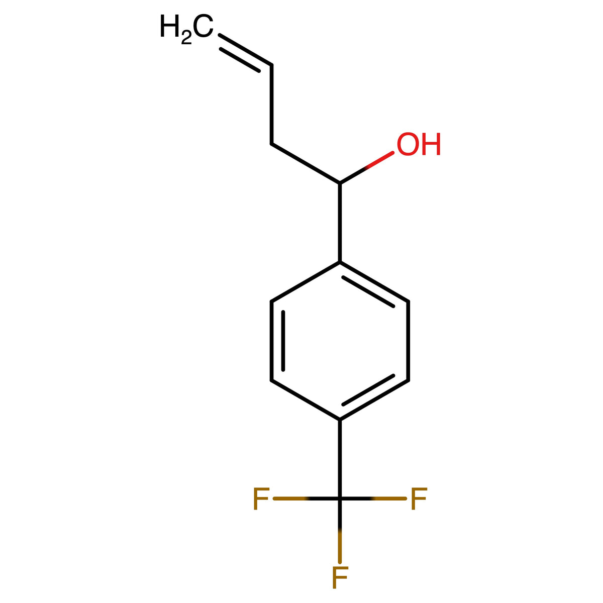 CAS RN 144486-12-4 | 1-[4-(Trifluoromethyl)phenyl]but-3-en-1-ol | MFCD12755826