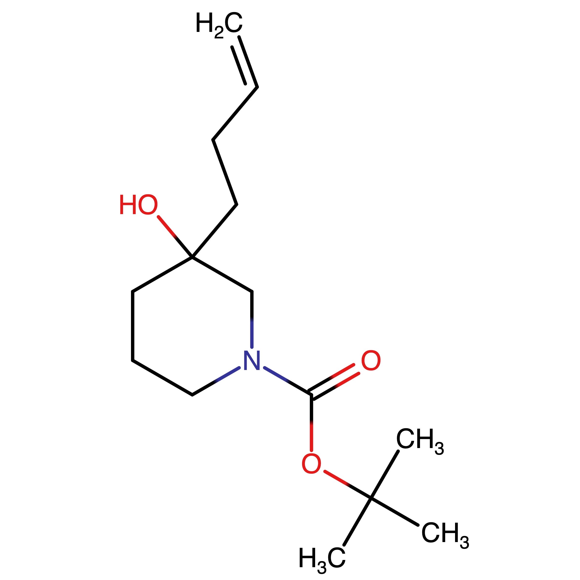 CAS RN 1446012-18-5 | tert-Butyl 3-(but-3-en-1-yl)-3-hydroxypiperidine-1-carboxylate