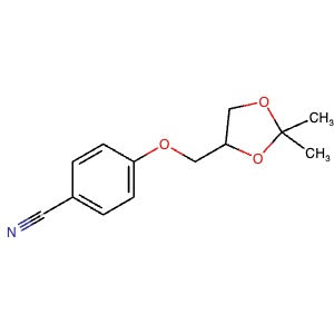 1448674-65-4 | 4-((2,2-Dimethyl-1,3-dioxolan-4-yl)methoxy)benzonitrile - Hoffman Fine Chemicals