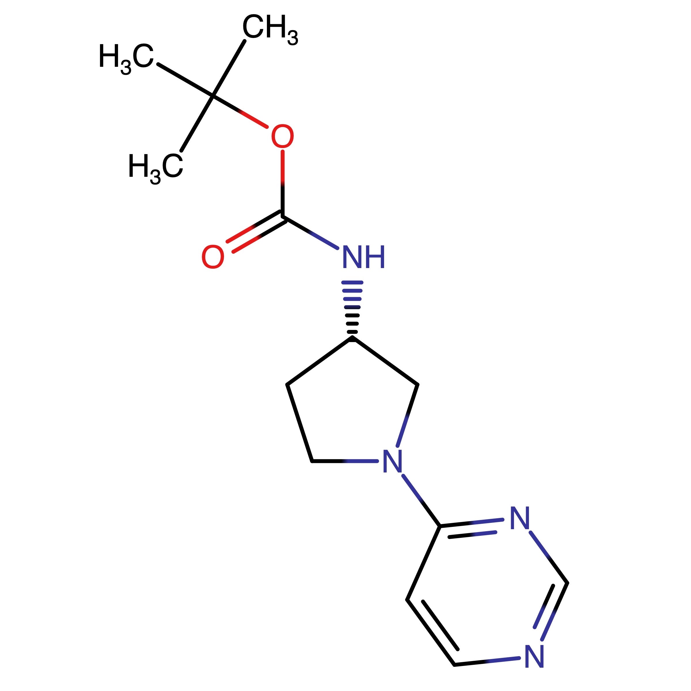 CAS RN 1448850-66-5 | (S)-tert-Butyl (1-(pyrimidin-4-yl)pyrrolidin-3-yl)carbamate | MFCD22418693
