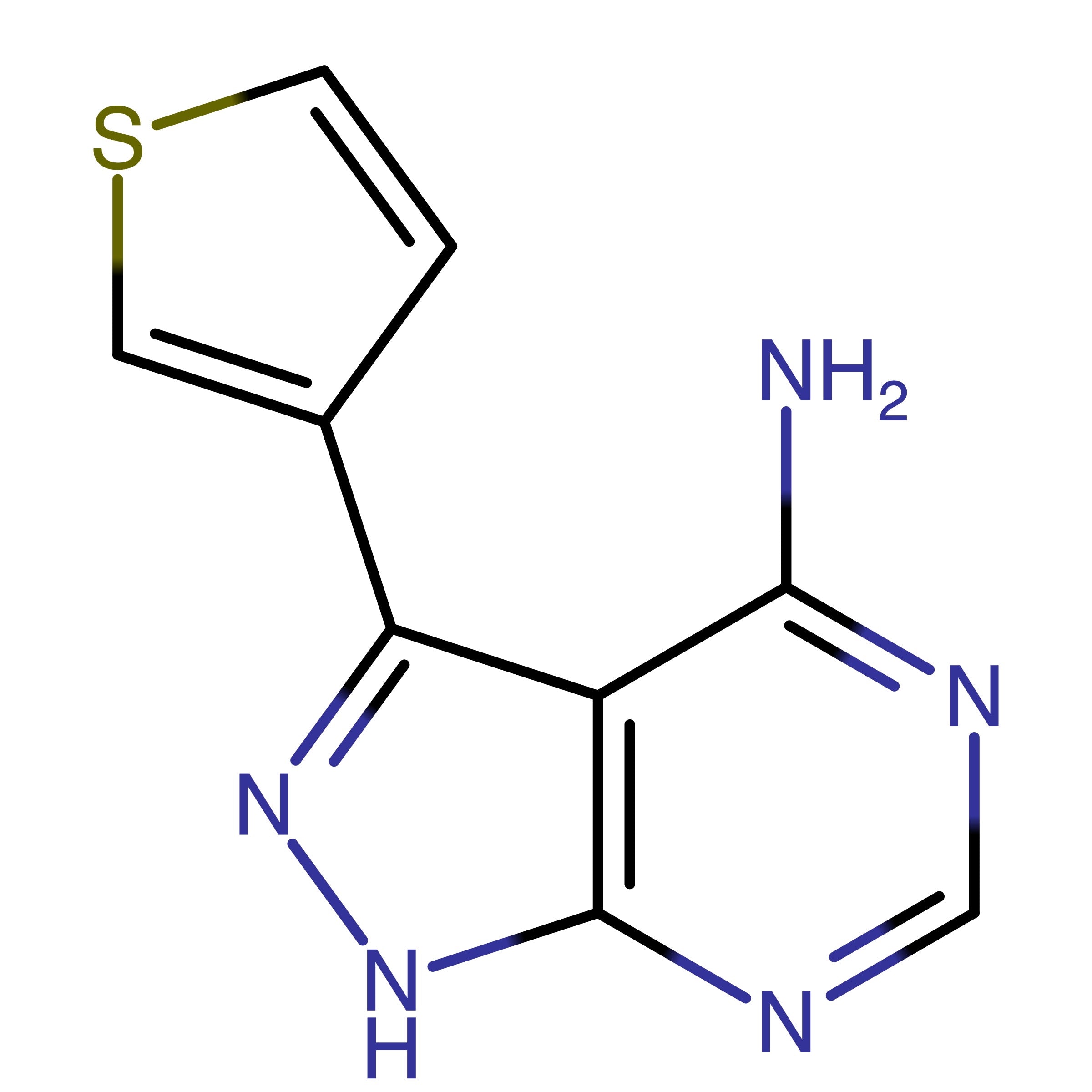 CAS RN 144928-26-7 | 3-(Thiophen-3-yl)-1H-pyrazolo[3,4-d]pyrimidin-4-amine