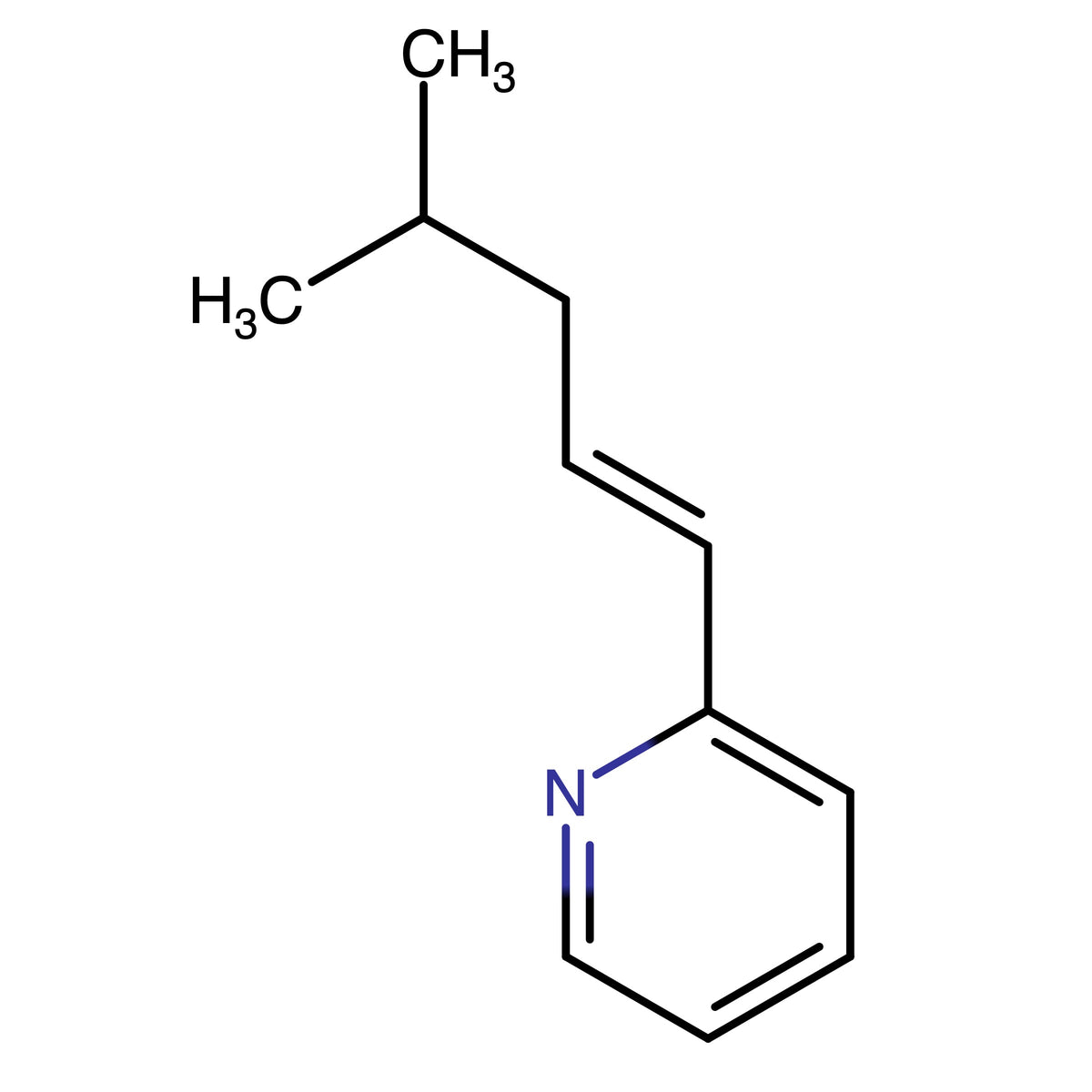 CAS RN 145091-72-1 | (E)-2-(4-Methylpent-1-en-1-yl)pyridine