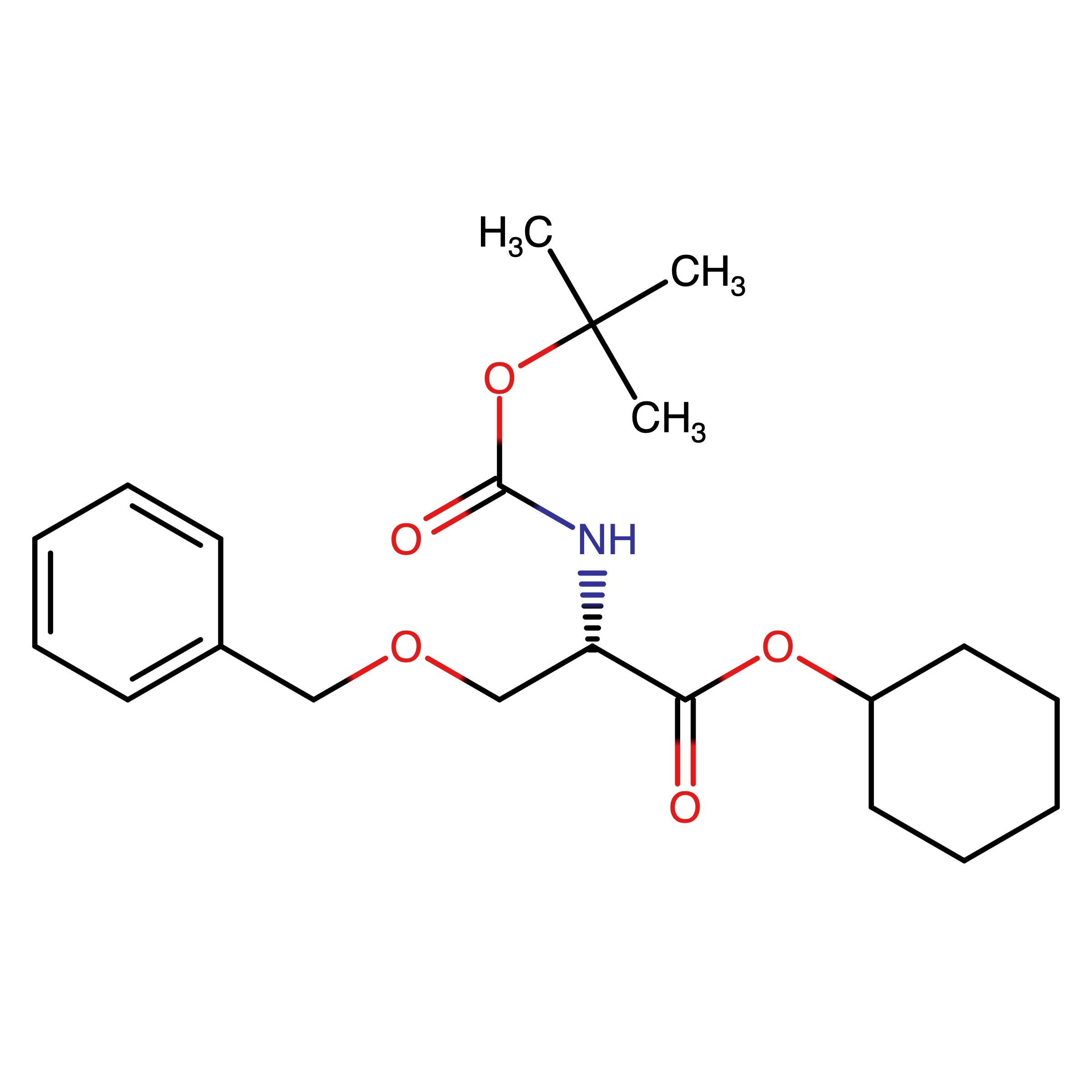 CAS RN 145205-78-3 | Cyclohexyl (2S)-3-benzyloxy-2-(tert-butoxycarbonylamino)propanoate