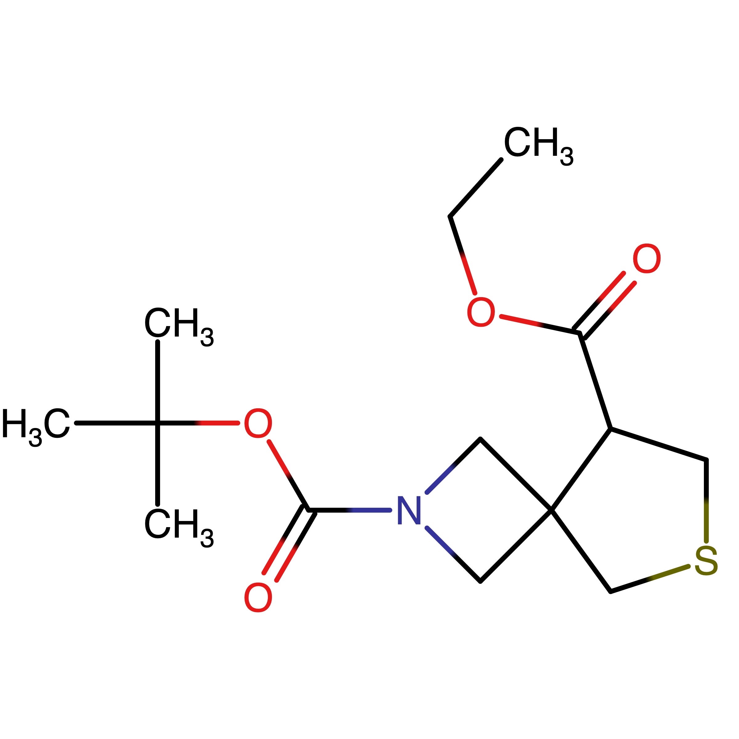 CAS RN 1453316-13-6 | 2-tert-Butyl 8-ethyl 6-thia-2-azaspiro[3.4]octane-2,8-dicarboxylate | MFCD27996134