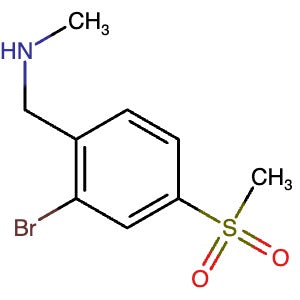 1454848-17-9 | 1-(2-Bromo-4-(methylsulfonyl)phenyl)-N-methylmethanamine - Hoffman Fine Chemicals