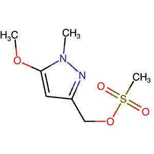 1454848-40-8 | (5-Methoxy-1-methyl-1H-pyrazol-3-yl)methyl methanesulfonate - Hoffman Fine Chemicals