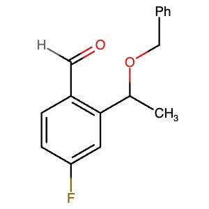 1454848-87-3 | 2-(1-(Benzyloxy)ethyl)-4-fluorobenzaldehyde - Hoffman Fine Chemicals