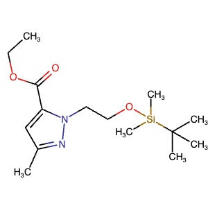 1454849-08-1 | Ethyl 1-(2-((tert-butyldimethylsilyl)oxy)ethyl)-3-methyl-1H-pyrazole-5-carboxylate - Hoffman Fine Chemicals