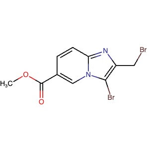 1454849-53-6 | Methyl 3-bromo-2-(bromomethyl)imidazo[1,2-a]pyridine-6-carboxylate - Hoffman Fine Chemicals