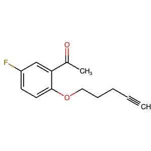 1454850-00-0 | 1-[2-(Pent-4-yn-1-yloxy)-5-fluorophenyl]ethanone - Hoffman Fine Chemicals