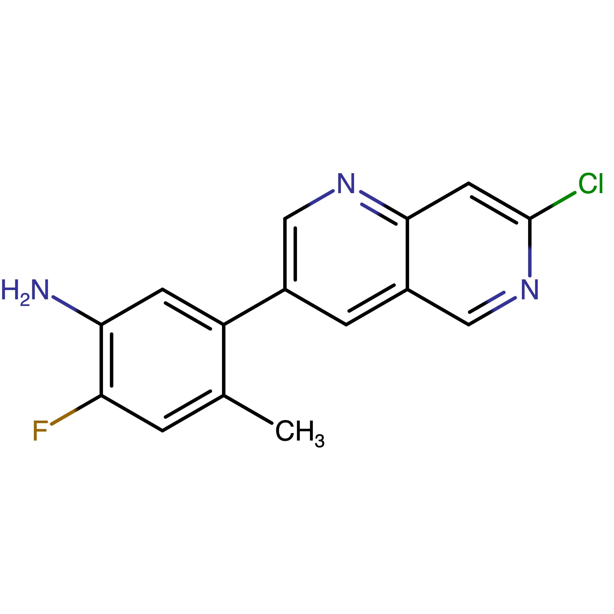 CAS RN 1455036-05-1 | 5-(7-Chloro[1,6]naphthyridin-3-yl)-2-fluoro-4-methylaniline