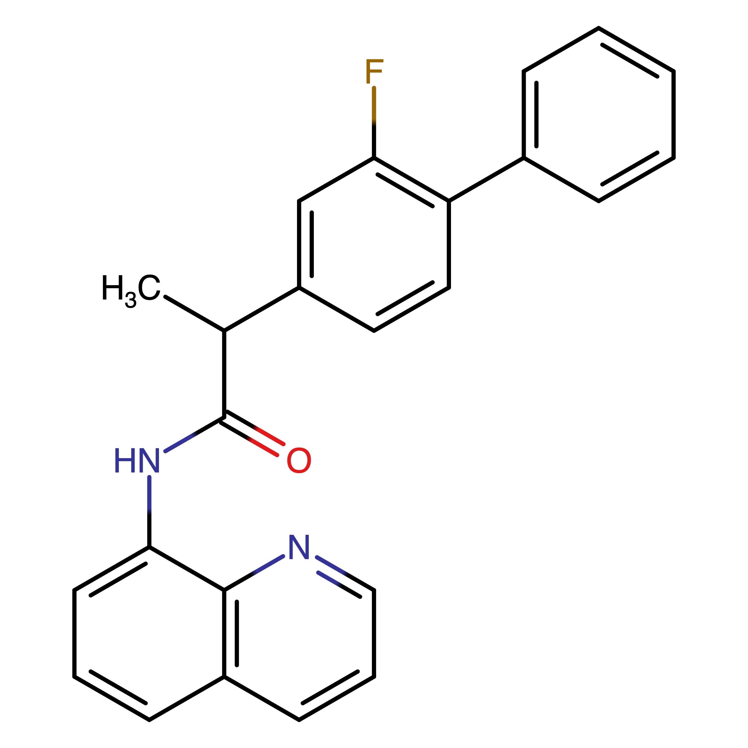 CAS RN 1456815-42-1 | 2-(3-Fluoro-4-phenylphenyl)-N-quinolin-8-ylpropanamide
