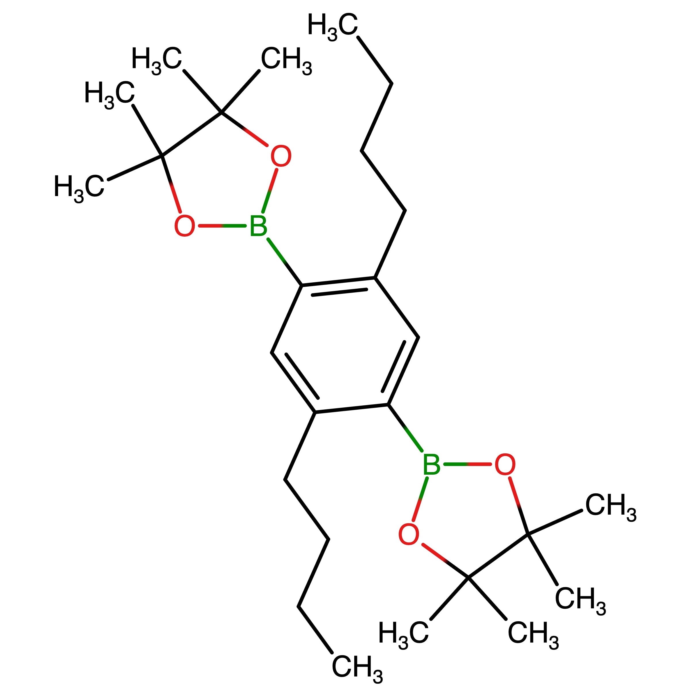 CAS RN 1462818-64-9 | 2-[2,5-Dibutyl-4-(4,4,5,5-tetramethyl-1,3,2-dioxaborolan-2-yl)phenyl]-4,4,5,5-tetramethyl-1,3,2-dioxaborolane