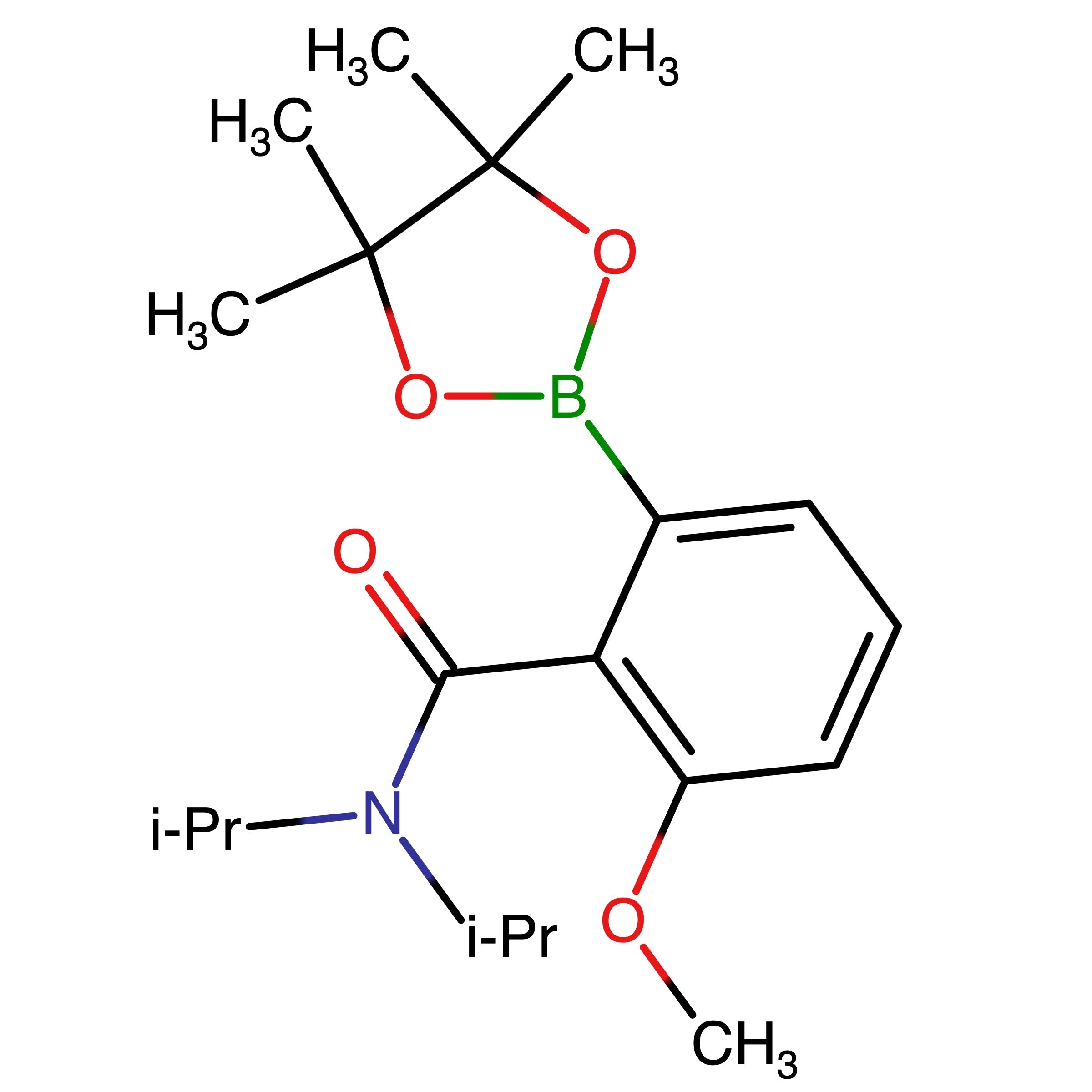 CAS RN 1465923-72-1 | Name: N,N-Bis(propan-2-yl)-2-methoxy-6-(4,4,5,5-tetramethyl-[1,3,2]dioxaborolan-2-yl)benzamide