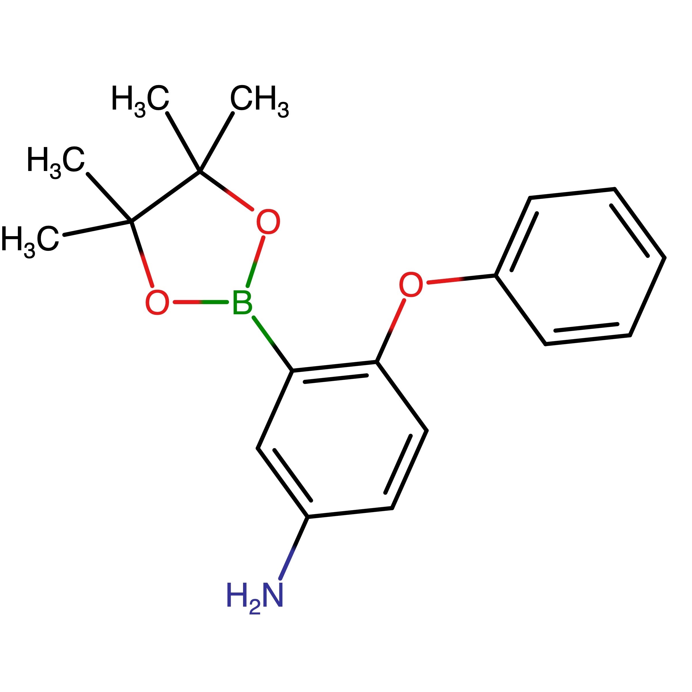 CAS RN 1473453-16-5 | 4-Phenoxy-3-(4,4,5,5-tetramethyl-1,3,2-dioxaborolan-2-yl)aniline | MFCD31631222