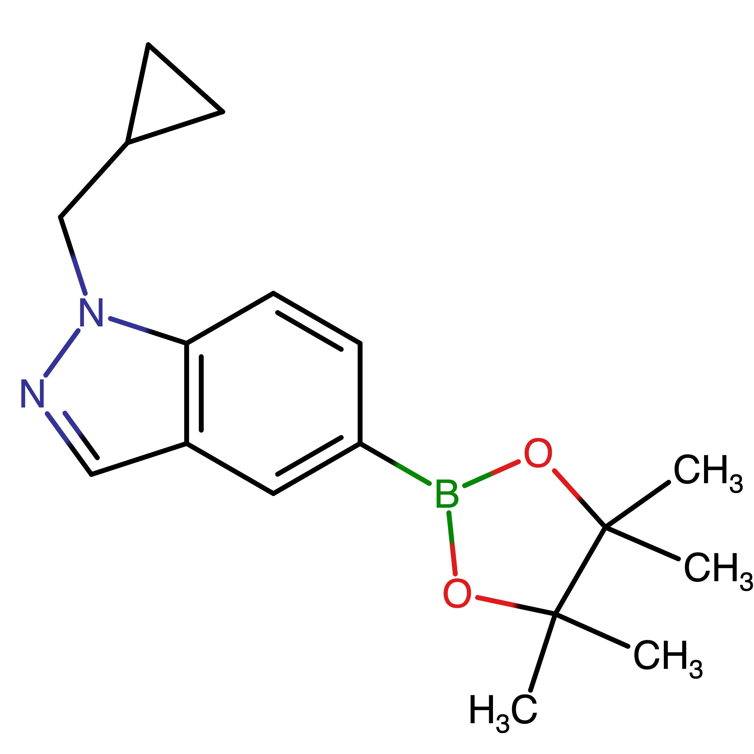 CAS RN 1476076-05-7 | 1-(Cyclopropylmethyl)-5-(4,4,5,5-tetramethyl-1,3,2-dioxaborolan-2-yl)-1H-indazole