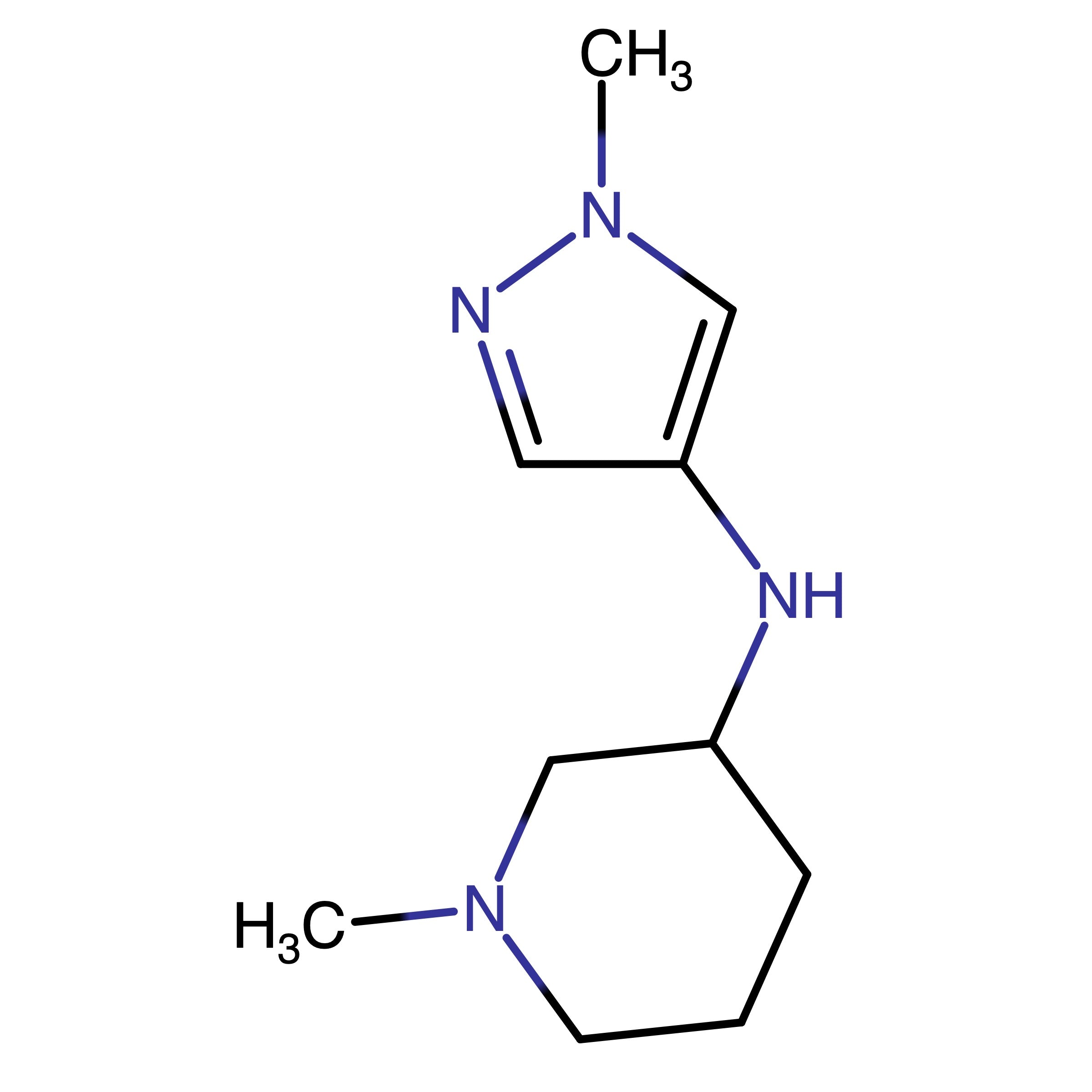 CAS RN 1499755-47-3 | 1-Methyl-N-(1-methyl-1H-pyrazol-4-yl)piperidin-3-amine