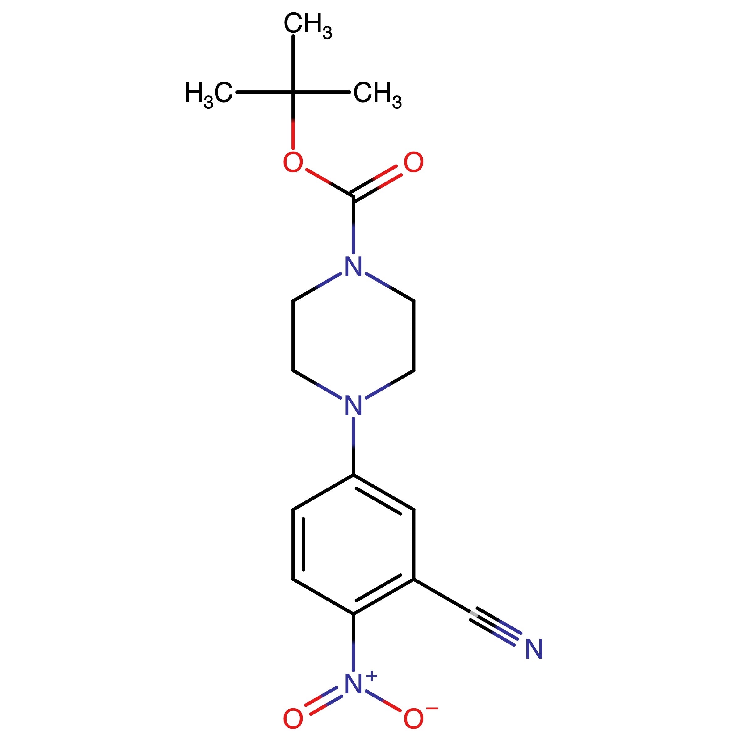 CAS RN 150004-56-1 | tert-Butyl 4-(3-carbonitril-4-nitrophenyl)piperazine-1-carboxylate