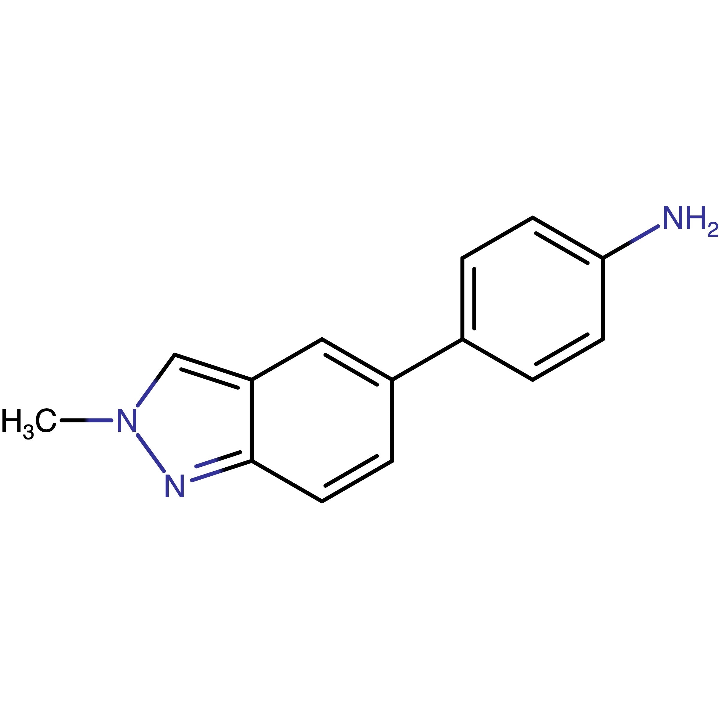 CAS RN 1504506-54-0 | 4-(2-Methyl-2H-indazol-5-yl)aniline