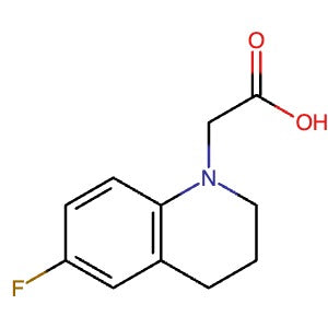 1506859-29-5 | 2-(6-Fluoro-3,4-dihydroquinolin-1(2H)-yl)acetic acid - Hoffman Fine Chemicals