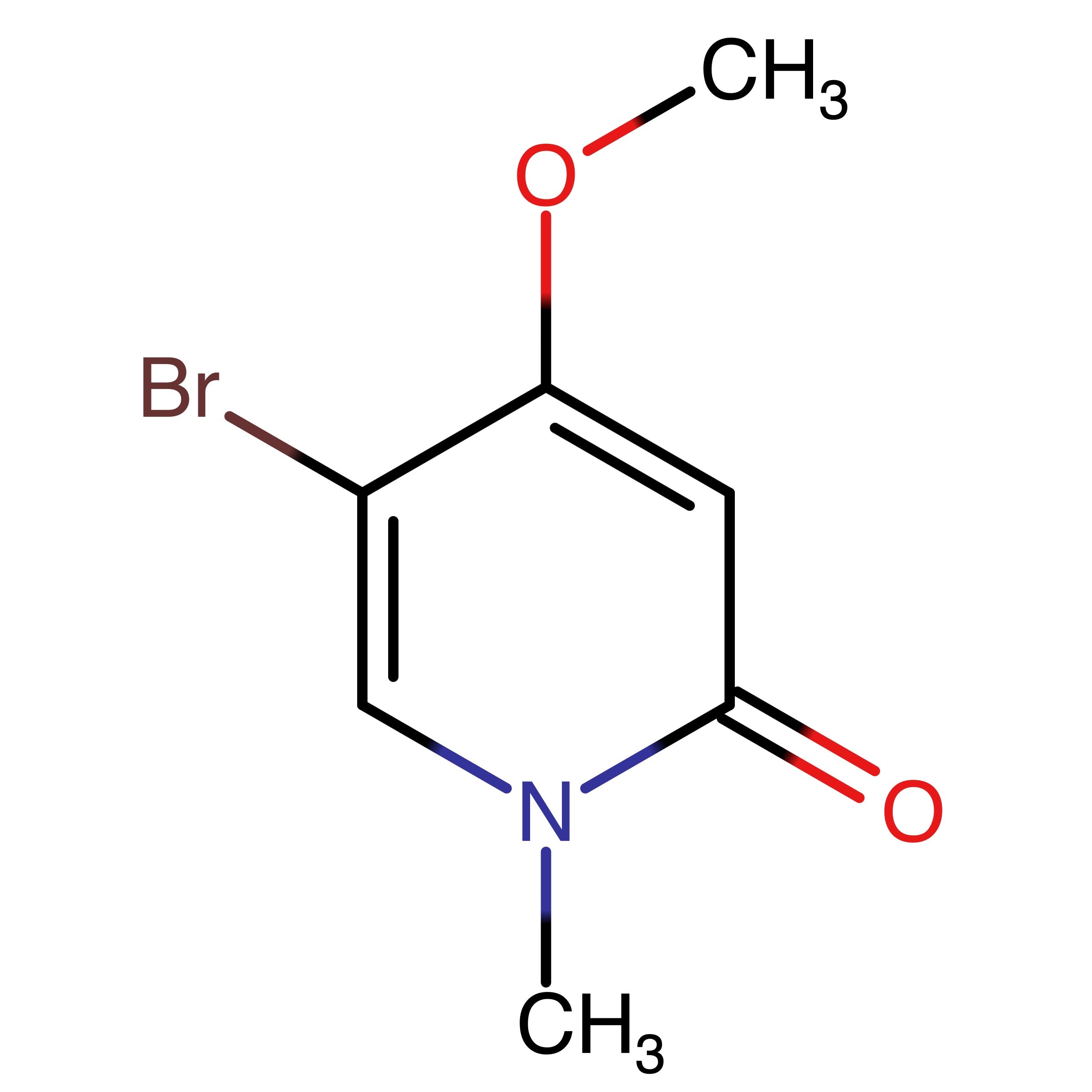 CAS RN 1509934-01-3 | 5-Bromo-4-methoxy-1-methylpyridin-2(1H)-one | MFCD18917820