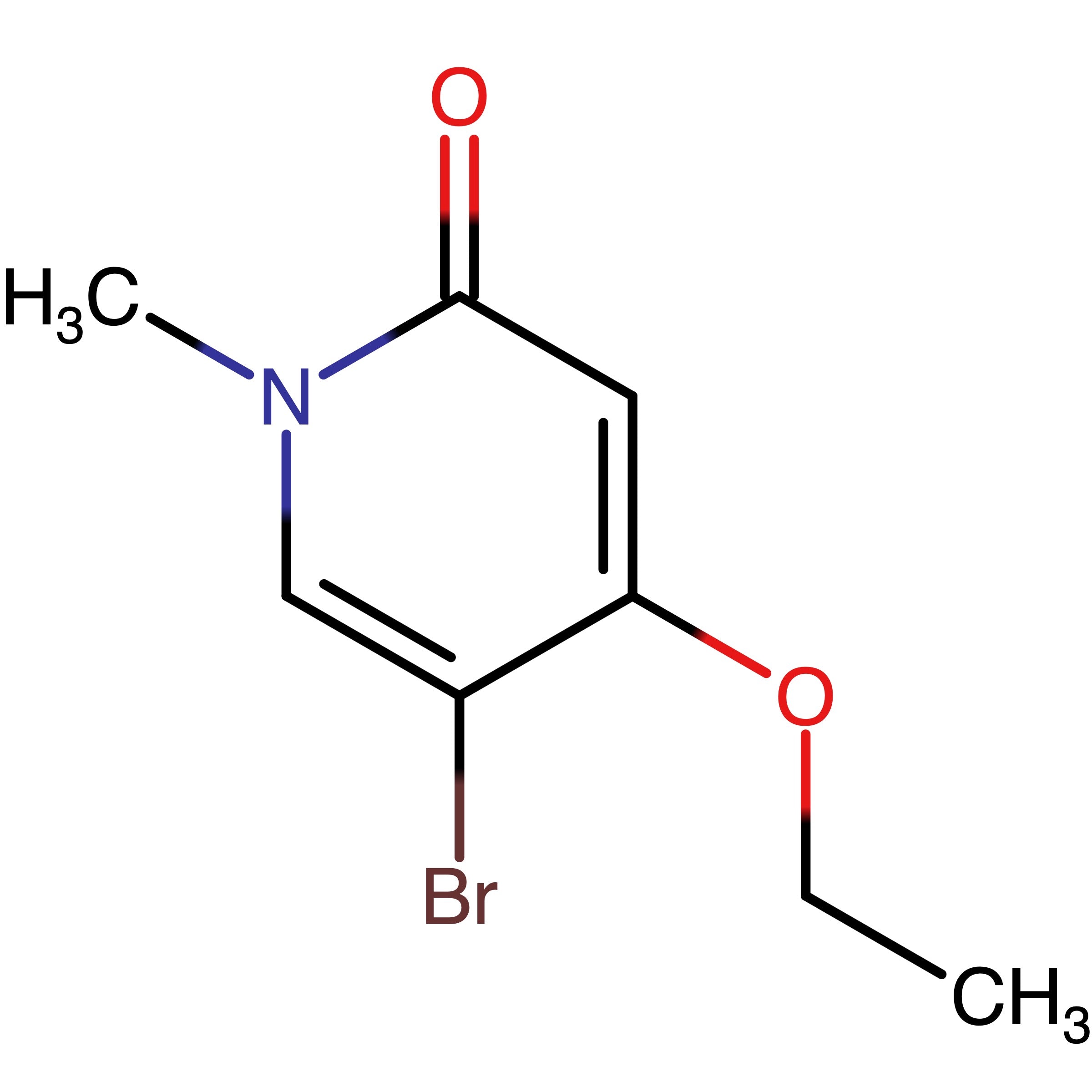 CAS RN 1509935-49-2 | 5-Bromo-4-ethoxy-1-methylpyridin-2(1H)-one 