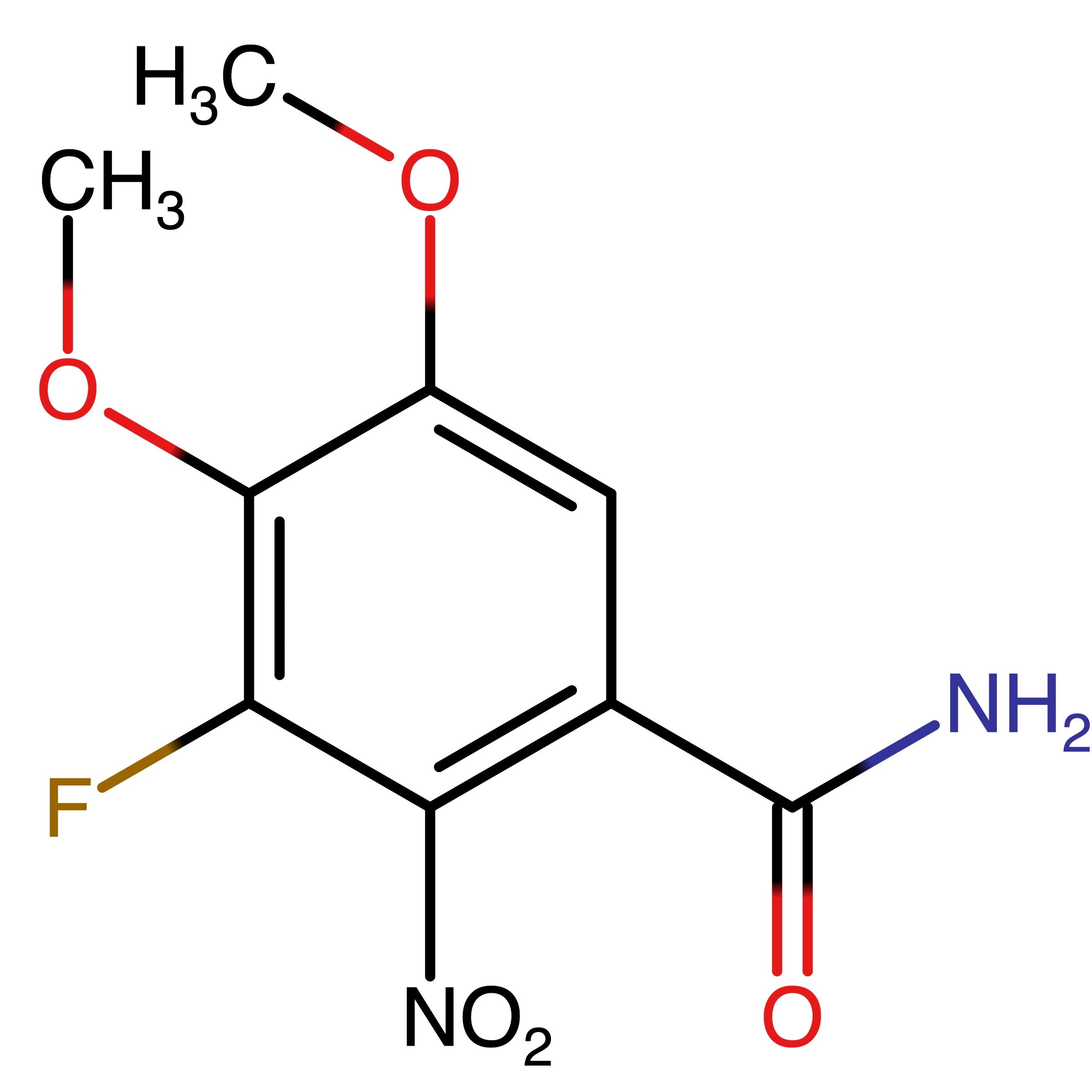 CAS RN 1515883-81-4 | 3-Fluoro-4,5-dimethoxy-2-nitrobenzamide