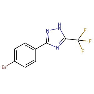 1516940-34-3 | 3-(4-Bromophenyl)-5-(trifluoromethyl)-1H-1,2,4-triazole - Hoffman Fine Chemicals