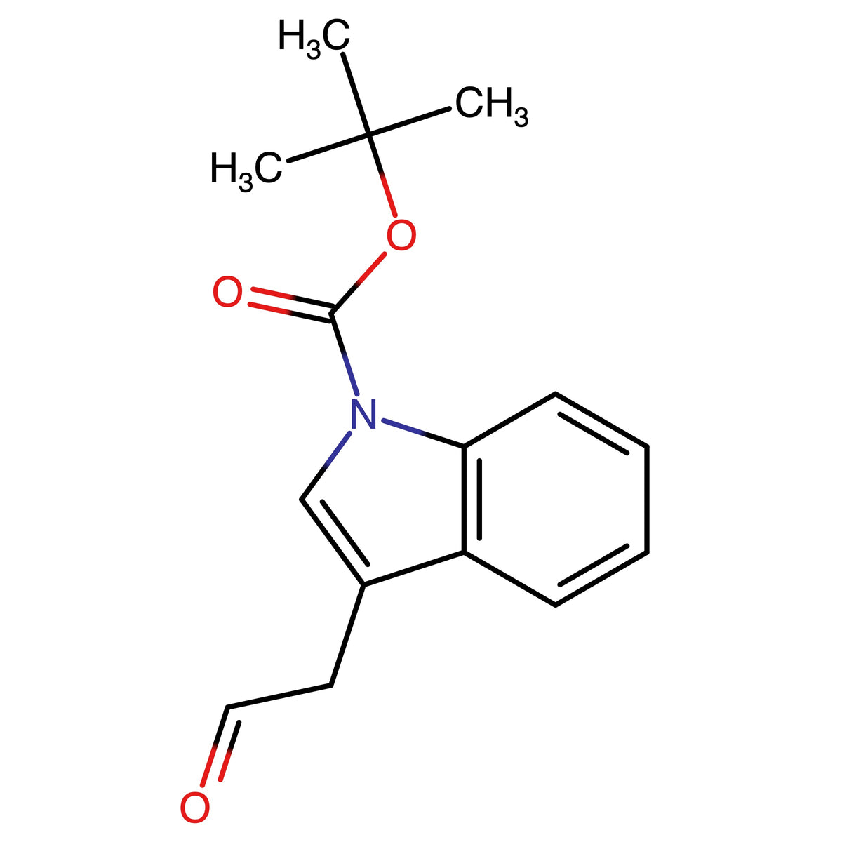 CAS RN 151696-51-4 | tert-Butyl 3-(2-oxoethyl)-1H-indole-1-carboxylate