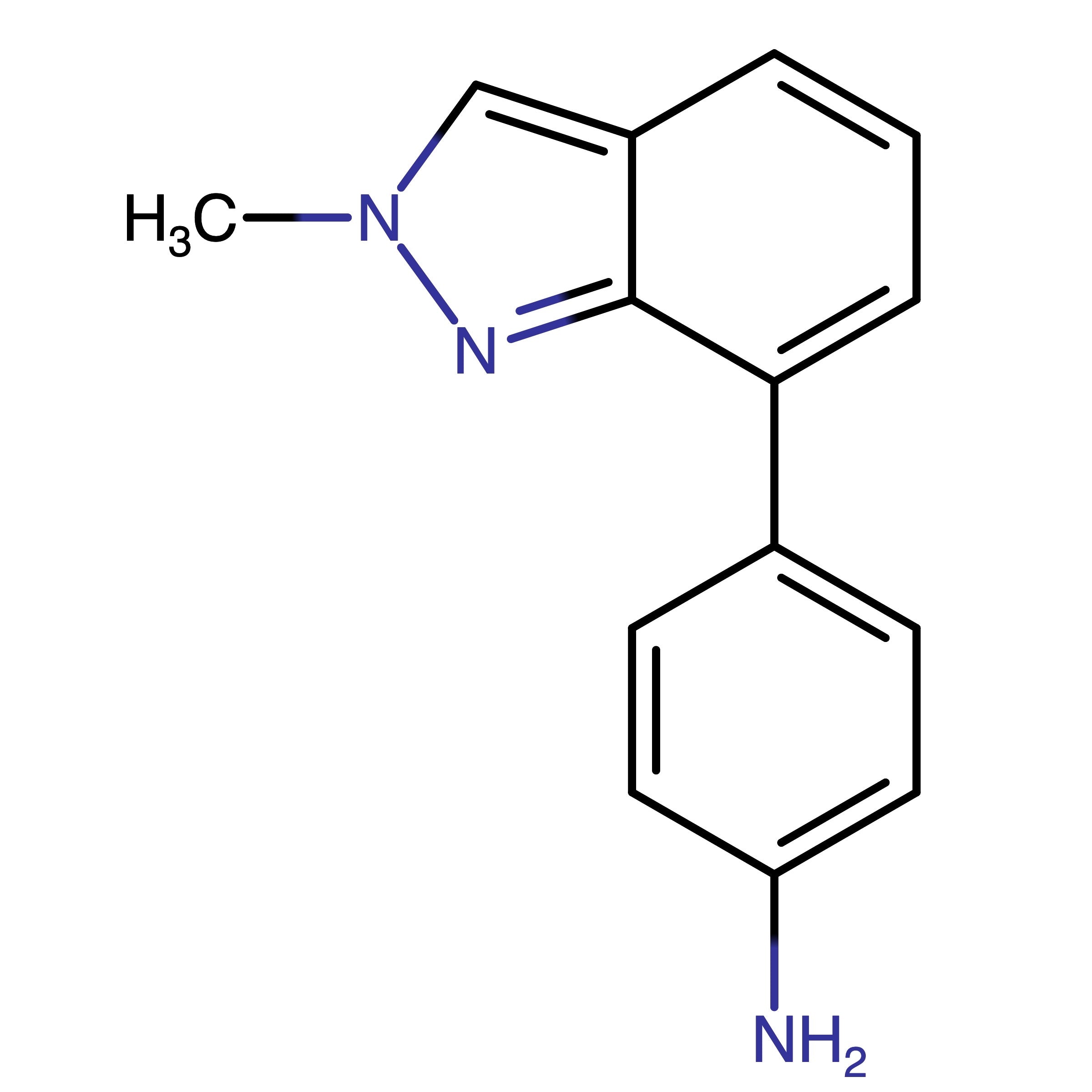 CAS RN 1522484-89-4 | 4-(2-Methyl-2H-indazol-7-yl)aniline