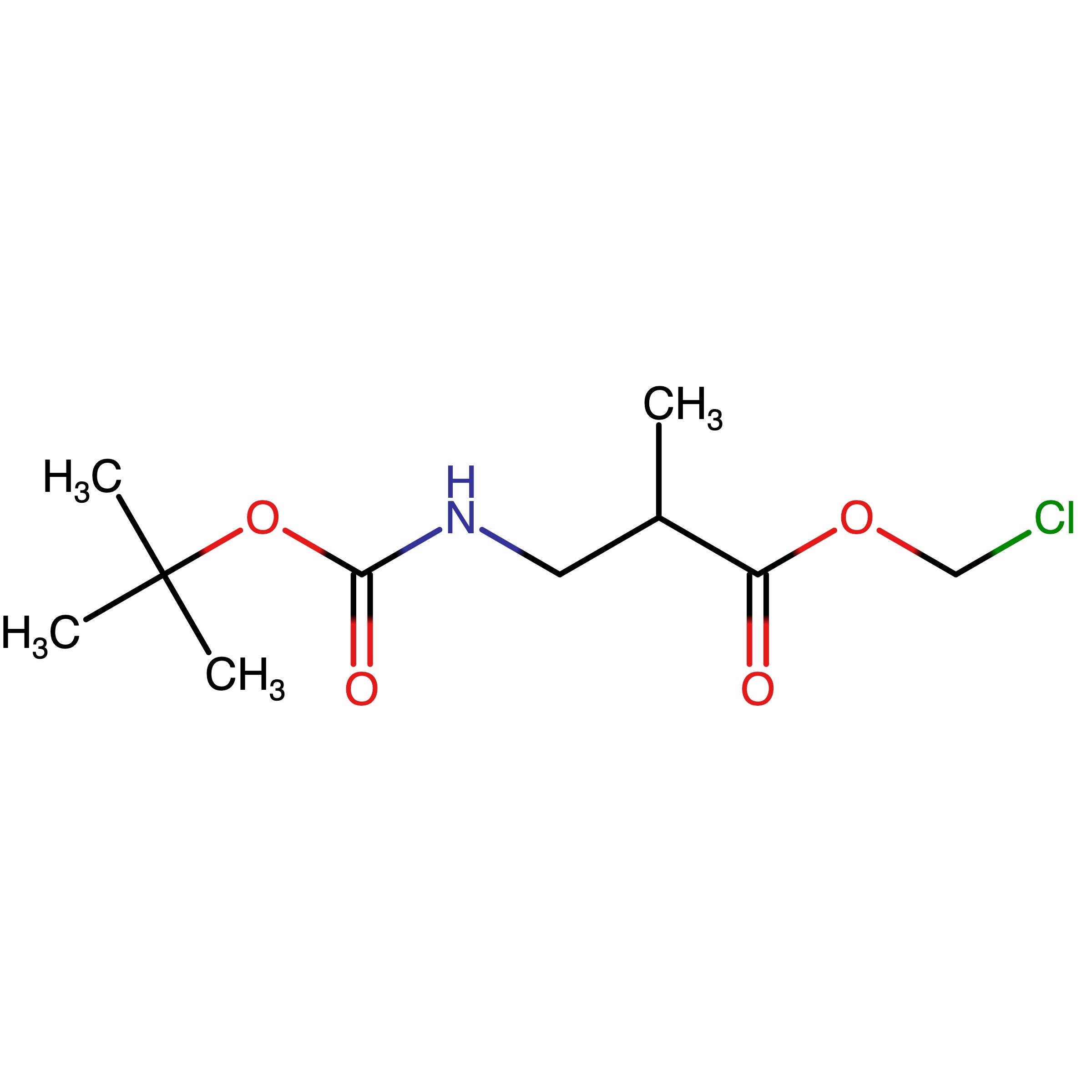 CAS RN 152293-57-7 | 3-[(1,1-Dimethylethoxy)carbonyl]amino-2-methylpropanoic acid chloromethyl ester