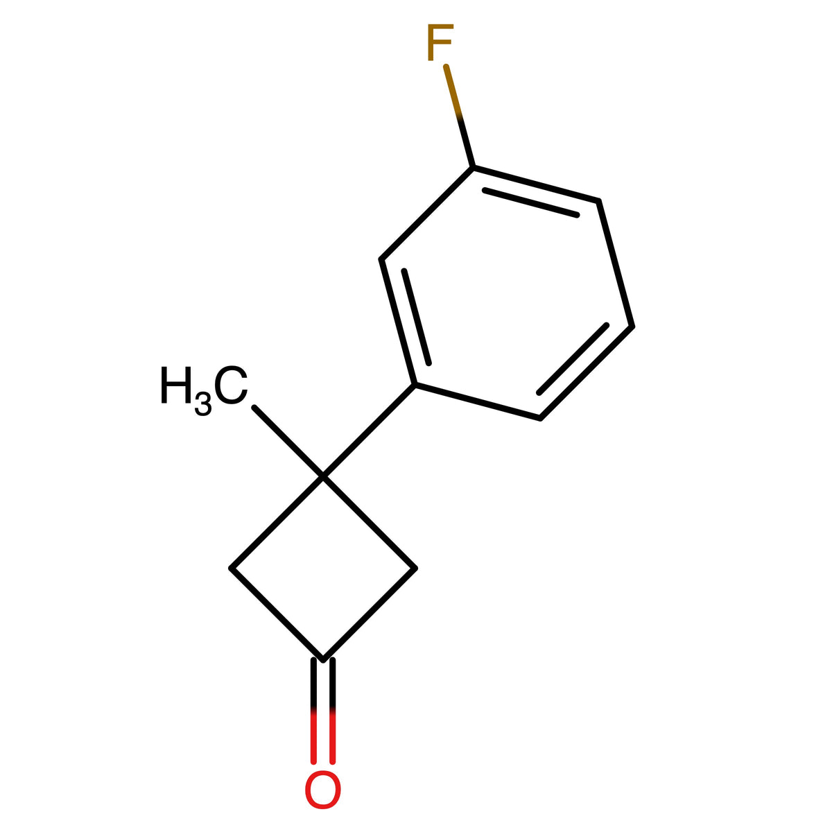 CAS RN 153228-28-5 | 3-(3-Fluorophenyl)-3-methylcyclobutan-1-one | MFCD35210718