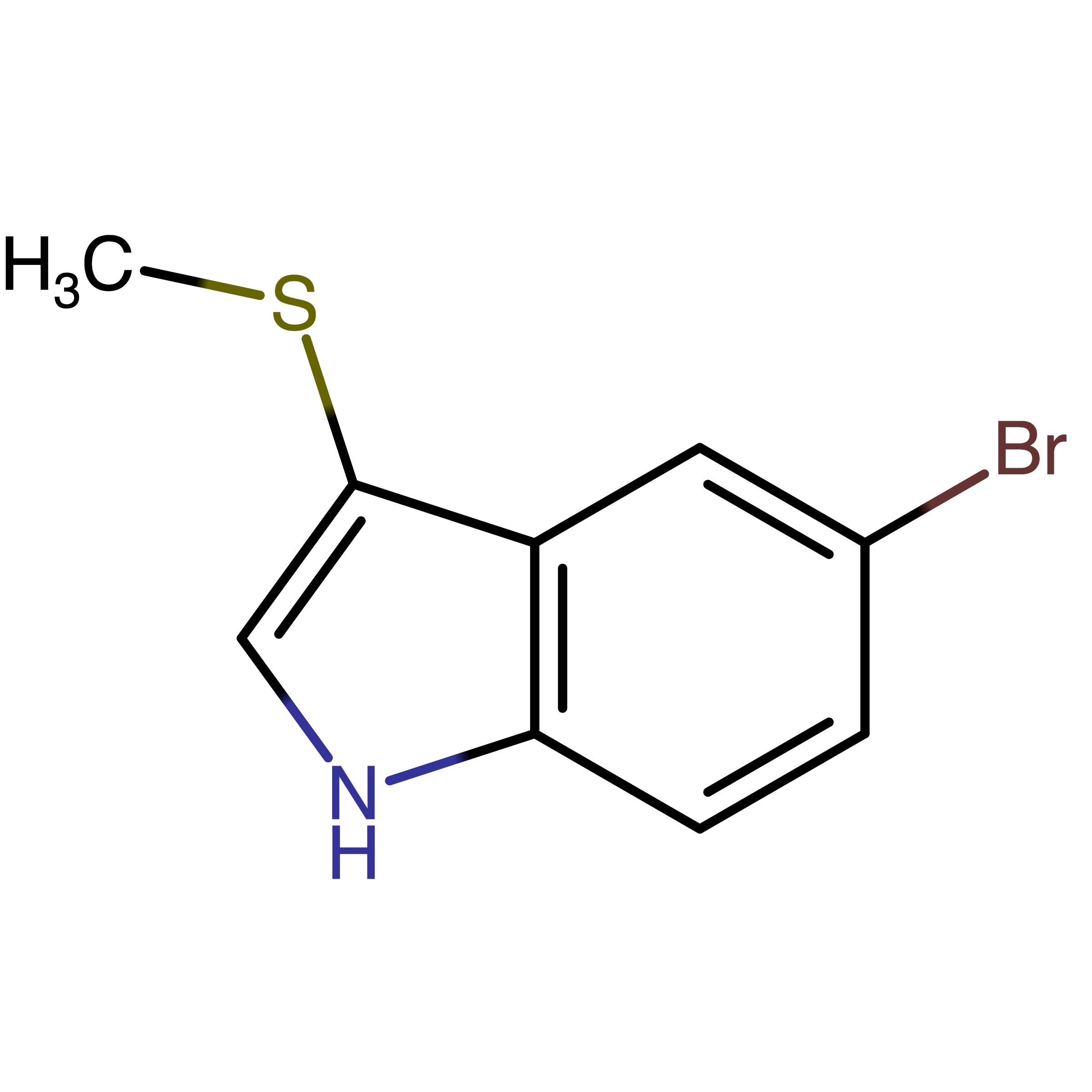 CAS RN 153261-50-8 | 5-Bromo-3-(methylthio)-1H-indole | MFCD22690533