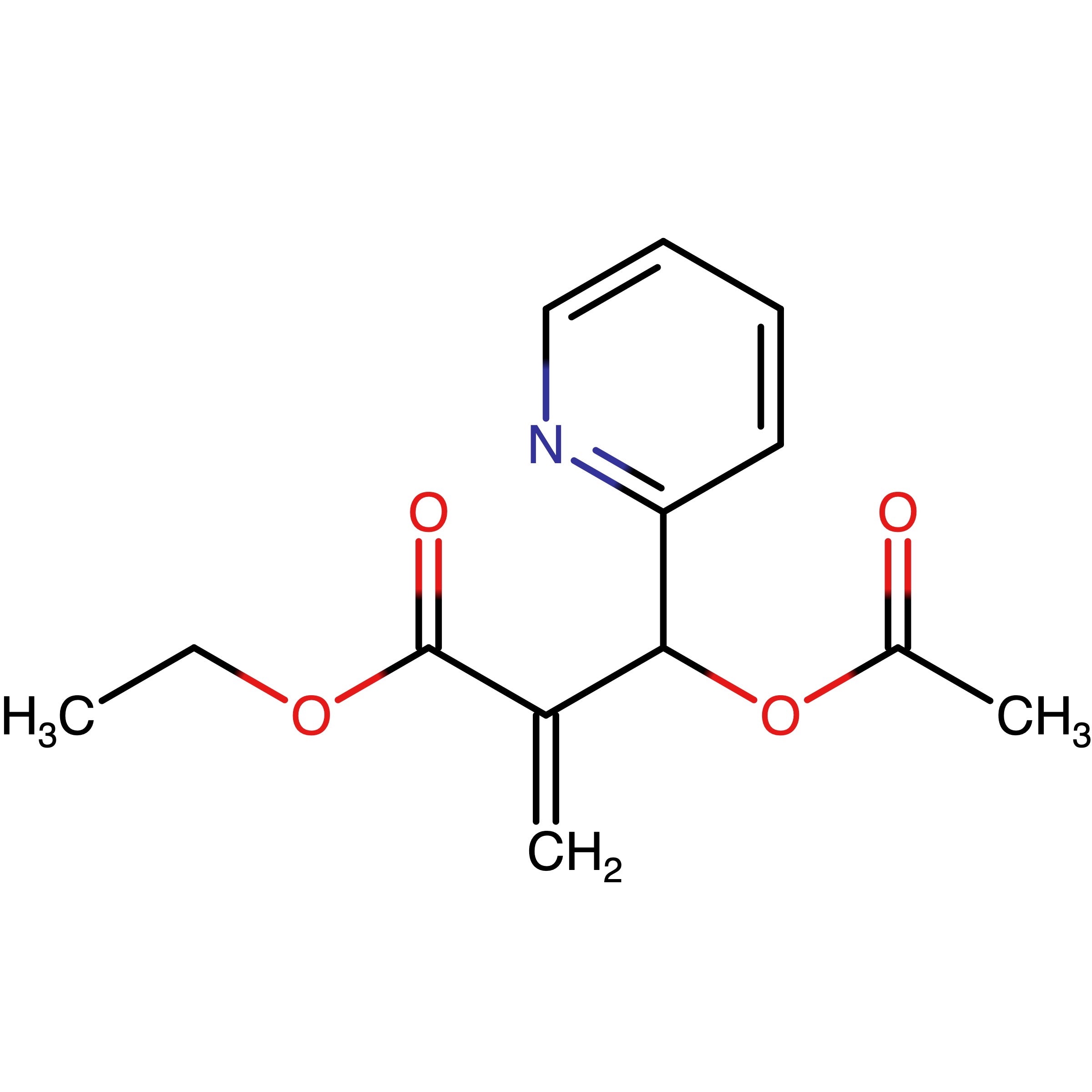 CAS RN 153274-58-9 | Ethyl 2-(acetoxy(pyridin-2-yl)methyl)acrylate