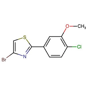 1538870-17-5 | 4-Bromo-2-(4-chloro-3-methoxyphenyl)thiazole - Hoffman Fine Chemicals