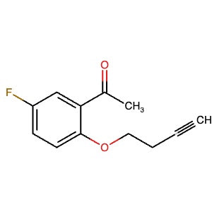 1540416-96-3 | 1-[2-(But-3-yn-1-yloxy)-5-fluorophenyl]ethanone - Hoffman Fine Chemicals