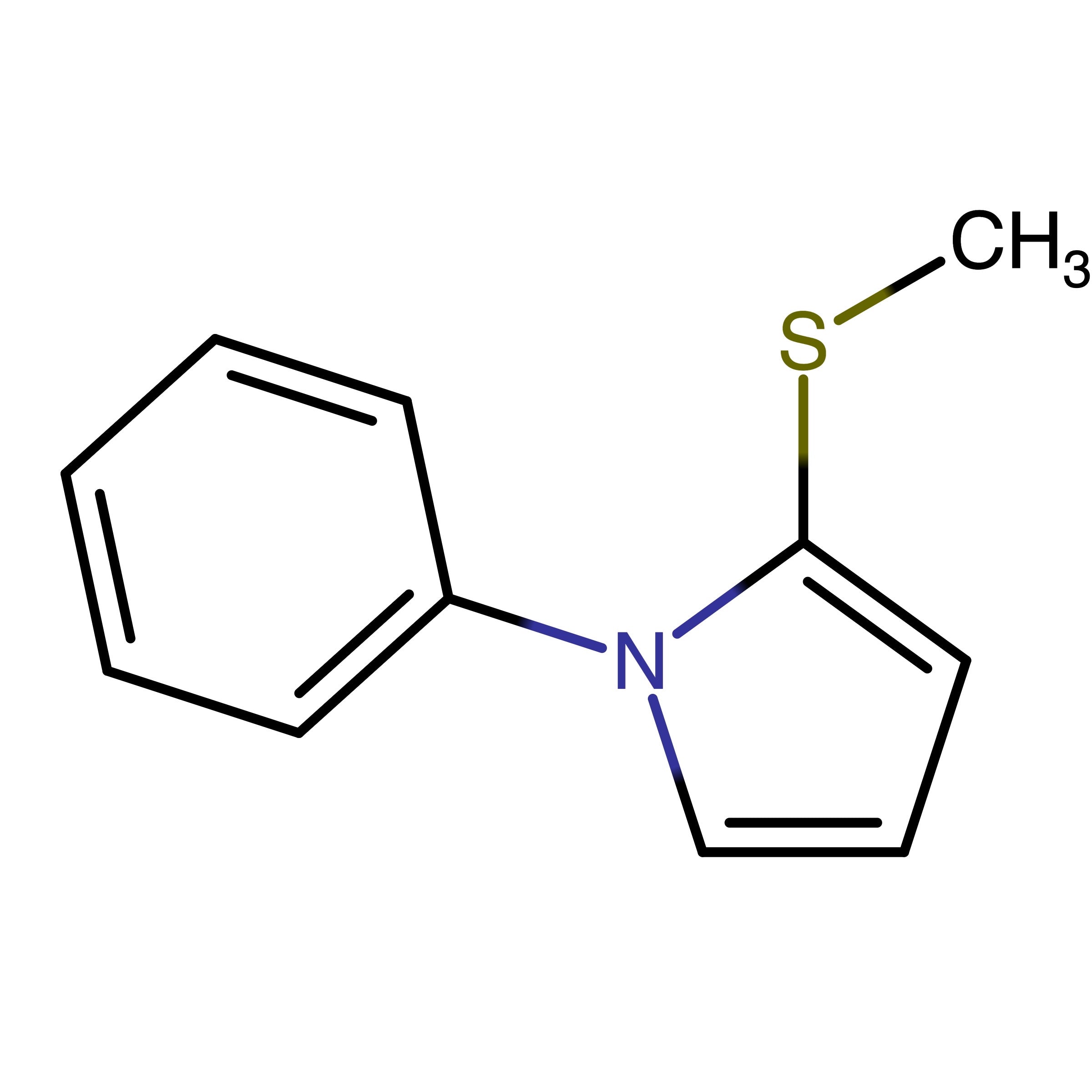 CAS RN 154245-24-6 | 2-(Methylthio)-1-phenyl-1H-pyrrole