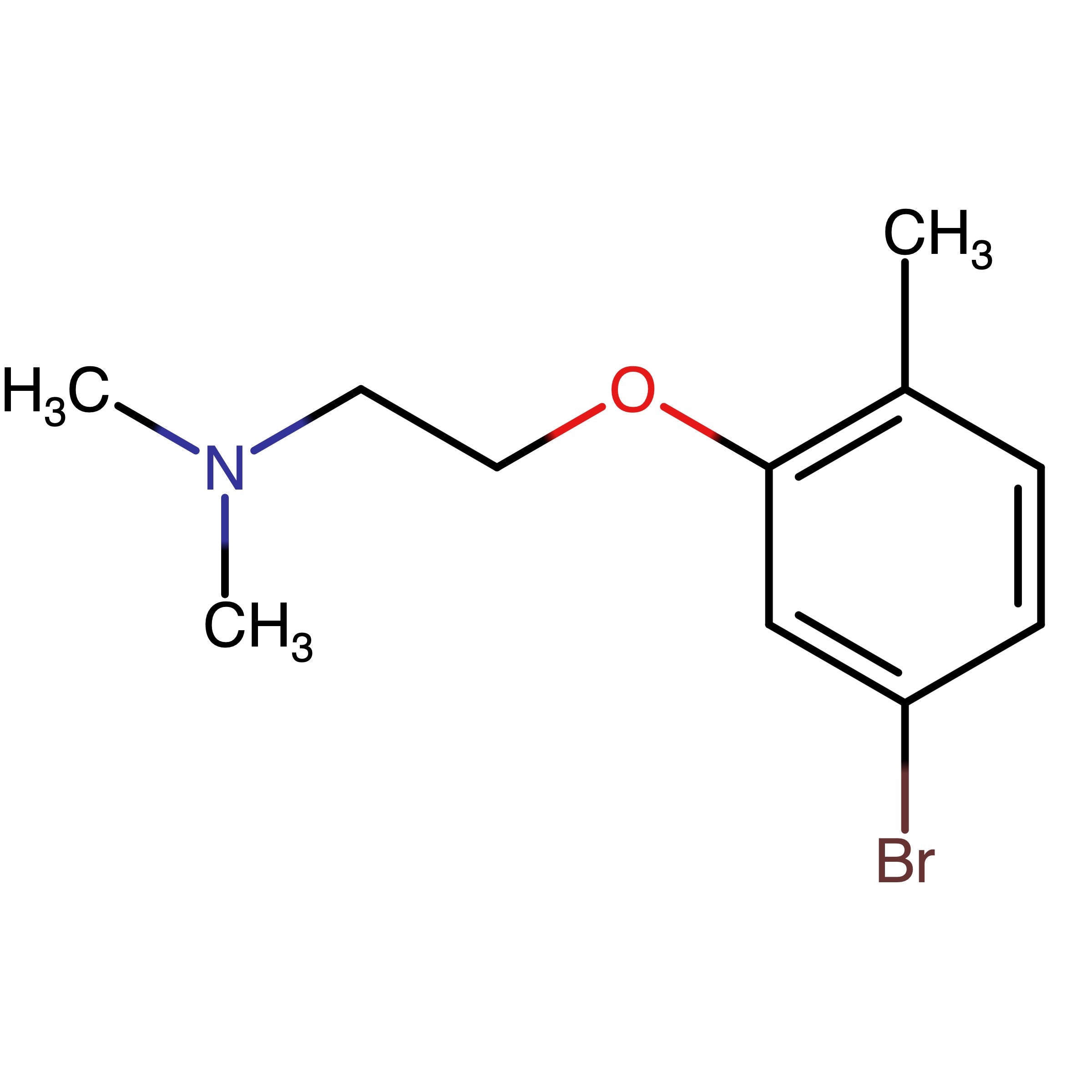 CAS RN 1547375-74-5 | Name: 2-(5-Bromo-2-methylphenoxy)-N,N-dimethylethanamine