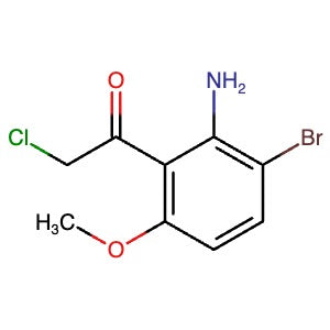 1549855-66-4 | 1-(2-Amino-3-bromo-6-methoxyphenyl)-2-chloroethan-1-one - Hoffman Fine Chemicals