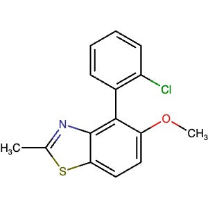 1549857-58-0 | 4-(2-Chlorophenyl)-5-methoxy-2-methylbenzo[d]thiazole - Hoffman Fine Chemicals