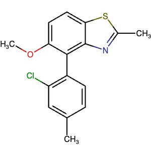 1549859-84-8 | 4-(2-Chloro-4-methylphenyl)-5-methoxy-2-methylbenzo[d]thiazole - Hoffman Fine Chemicals